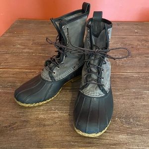 LL Bean Waxed Canvas Hunting Boot
